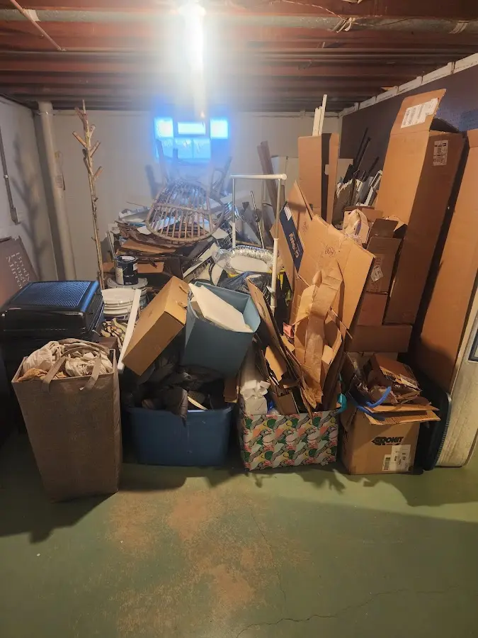 Roll-off dumpster container at job site for 20 Yard Dumpster Rental in Gainesville